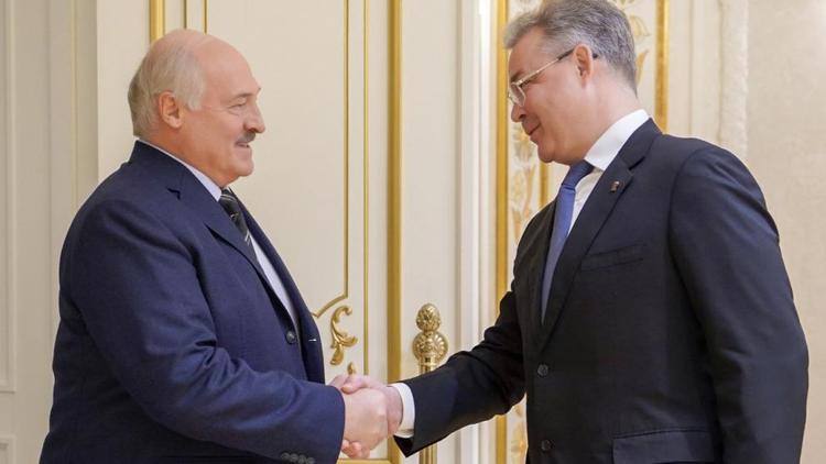 Президент Беларуси встретился с губернатором Ставрополья