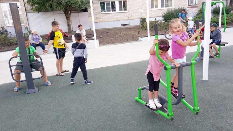 В парке посёлка Новый Янкуль на Ставрополье обустроят спортивную зону