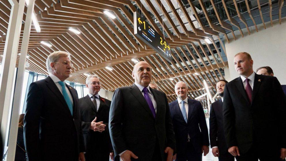 Глава Ставрополья и Премьер-министр РФ осмотрели новый терминал аэропорта в Минводах