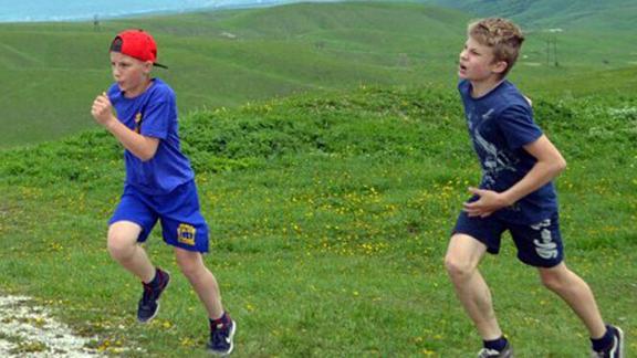 Забег на гору Большое Седло в честь дня «Юнармии» состоялся в Кисловодске