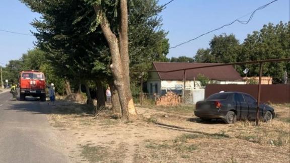 На Ставрополье трехлетний ребенок пострадал в ДТП из-за превышения скорости водителем