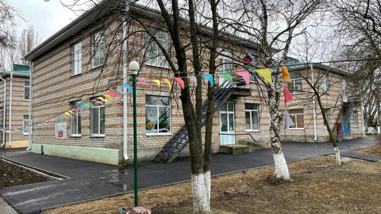 В Зеленокумске завершили ремонт детского сада «Колобок»