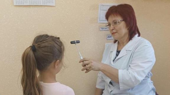 В станице Баклановской на Ставрополье мобильная бригада врачей провела медосмотр детей