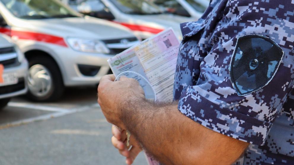 В Ставрополе росгвардейцы получили 6 служебных автомобилей