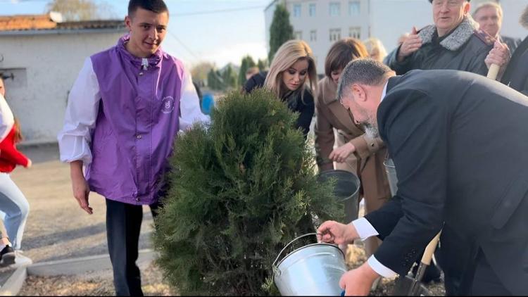 Аллею в честь героев СВО высадили в Кировском округе Ставрополья