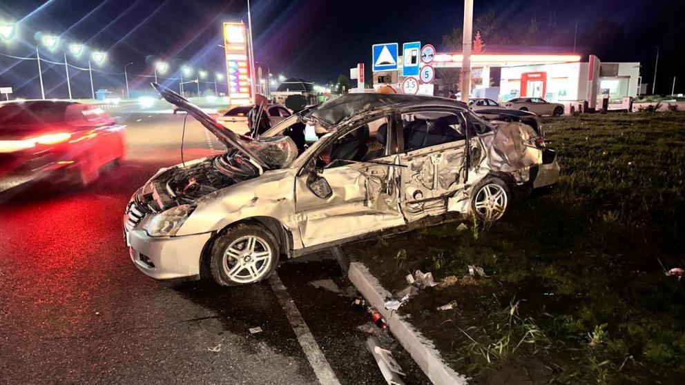 В Ставрополе столкнулись 2 автомобиля: 4 человека пострадали