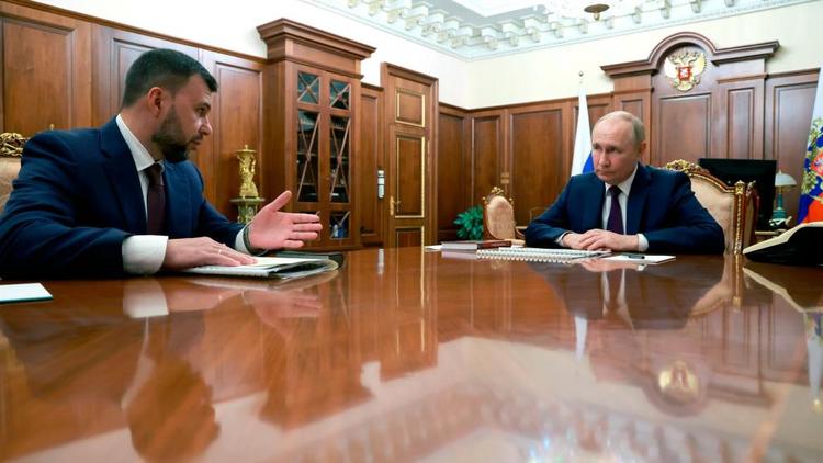 Президент России встретился с главой Донецкой Народной Республики