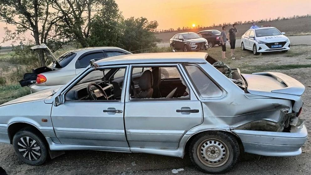 Водитель с двухлетним ребёнком пострадали в ДТП на Ставрополье