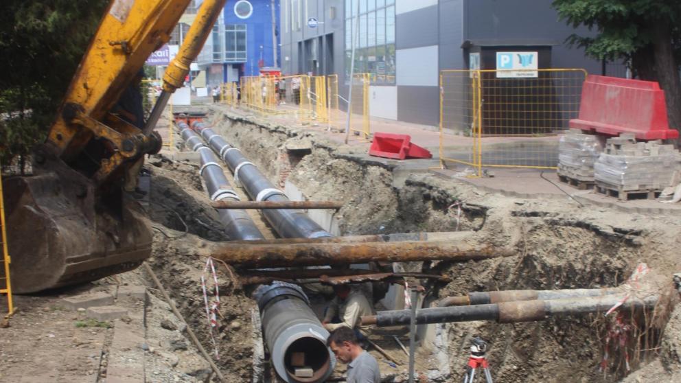 В Невинномысске меняют почти 3 километра тепловых сетей