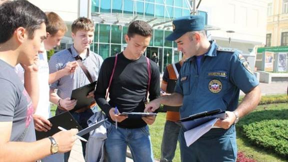 У жителей Ставрополя проверяют знания пожарной безопасности