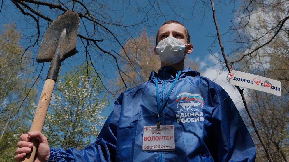 Волонтёры передают ставропольцам саженцы плодовых деревьев