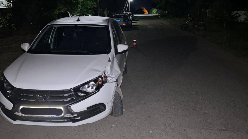 Пьяный водитель сбил подростка на мотоцикле в селе Побегайловка