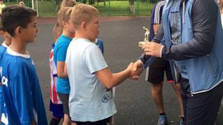 Кубок главы города по футболу среди дворовых команд разыграли в Кисловодске