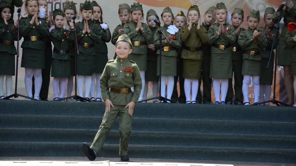 Эстафету-марафон «Знамя Победы» приняли в Ставрополе