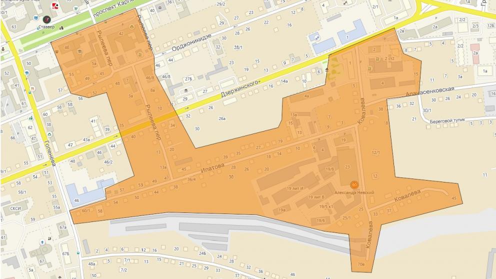 В Ставрополе 23 августа отключат воду на улице Ипатова