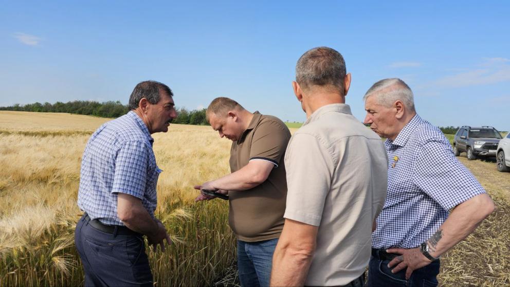 В Предгорном округе Ставрополья развивают земледелие при поддержке государства