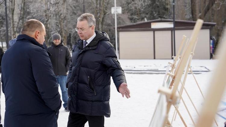Губернатор Владимиров в ходе рабочей поездки в город-курорт Железноводск осмотрел ряд объектов
