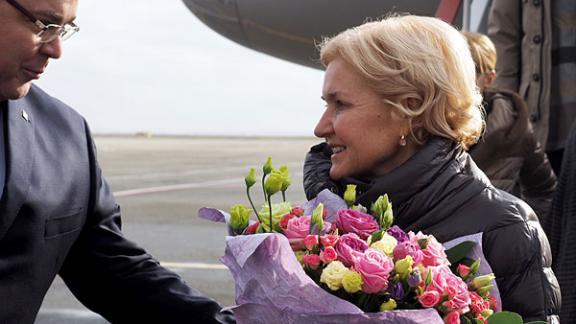 Зампред Правительства РФ Ольга Голодец прибыла в Ставрополь с визитом