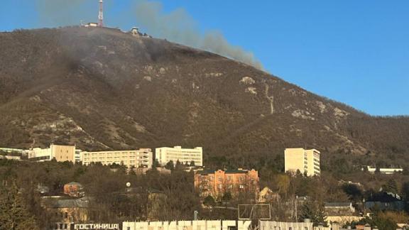 Пожар потушили на горе Машук в Ставропольском крае