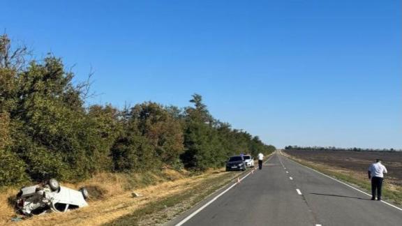 Водитель погиб в Георгиевском округе Ставрополья из-за опрокидывания авто