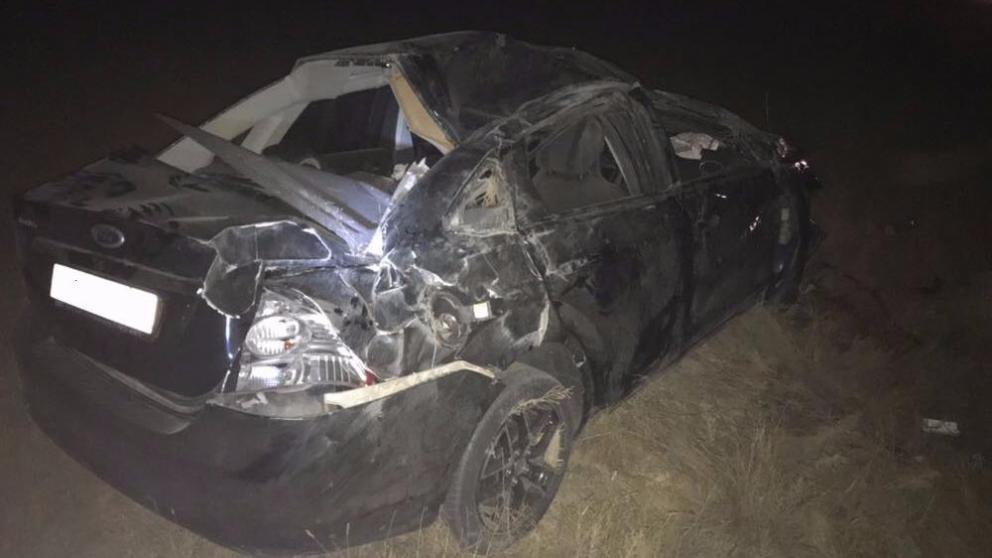 Недалеко от Нефтекумска перевернулся водитель-лихач