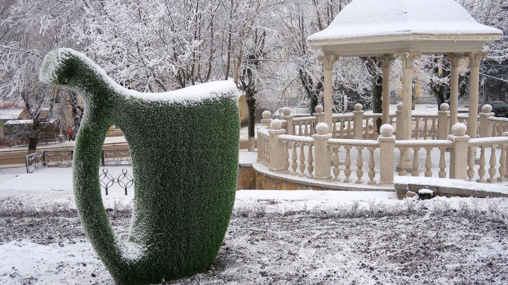 В Железноводске к холодам закупили более 2 тысяч тонн пескосоляной смеси