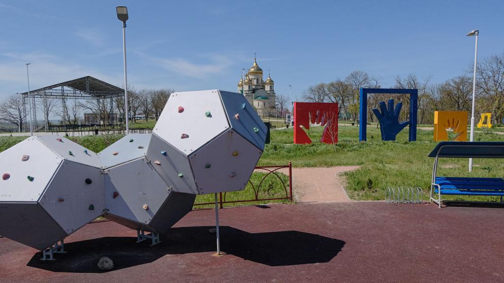 В селе Александровского округа в рамках нацпроекта благоустраивают бульвар