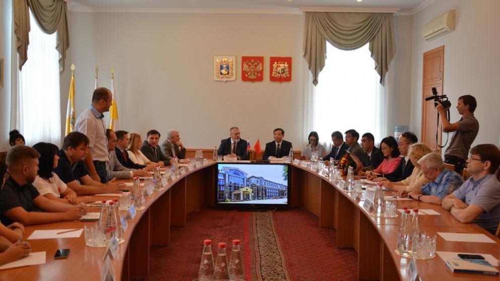 Китайская делегация из города-побратима Чанджоу побывала в Ставрополе