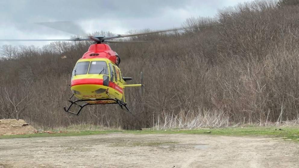 Вертолёт санавиации совершил аварийную посадку в аэропорту Ставрополя
