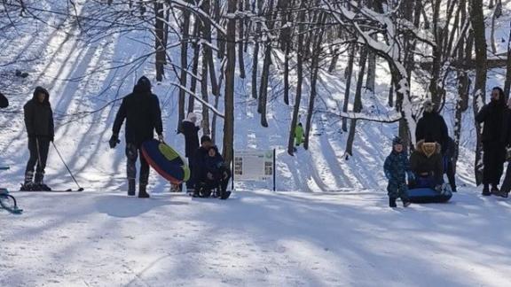 В Ставрополе в выходные на зимних горках пострадали 8 человек