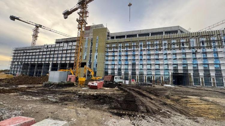 Строительство культурного центра в Ставрополе близится к экватору