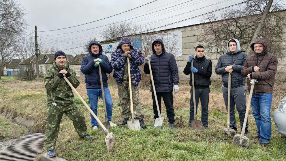 В станице Курской на Ставрополье высадят 8 тысяч растений