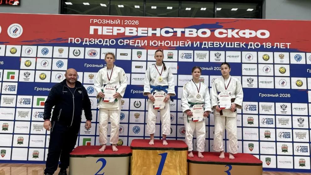 Ставропольские дзюдоисты привезли медали из Грозного 