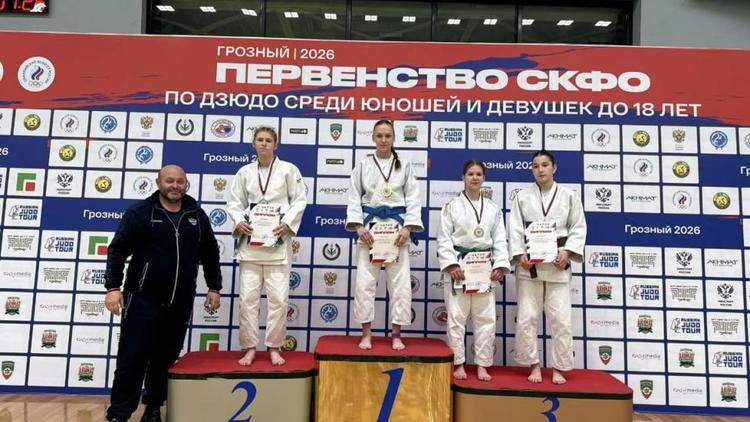 Ставропольские дзюдоисты привезли медали из Грозного 