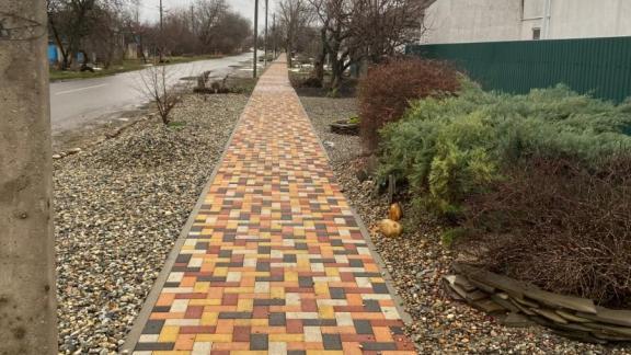 В селе Кочубеевском на Ставрополье по нацпроекту благоустроили улицы