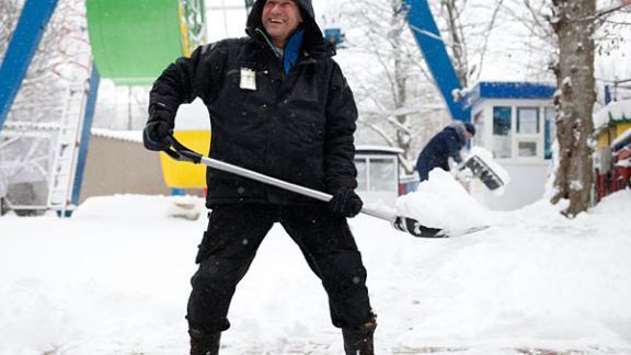 Снегопад накрыл Ставрополье