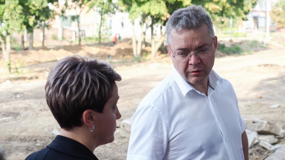 Глава Ставрополья проинспектировал благоустройство скверов в Ипатово