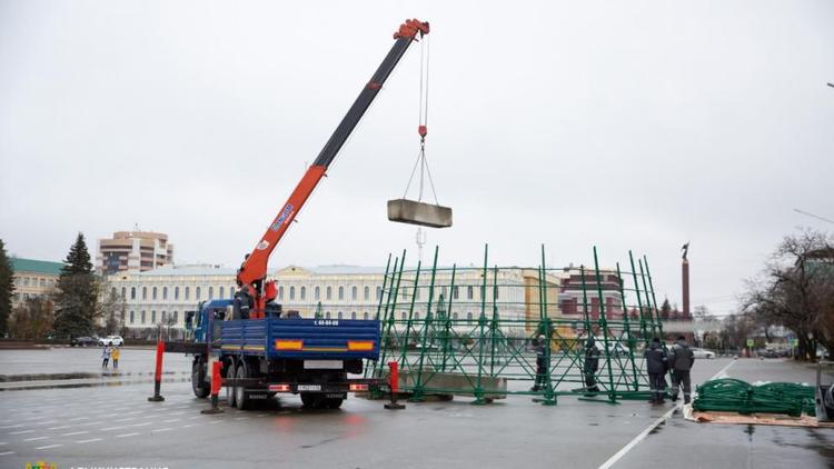 В Ставрополе готовятся к Новому году