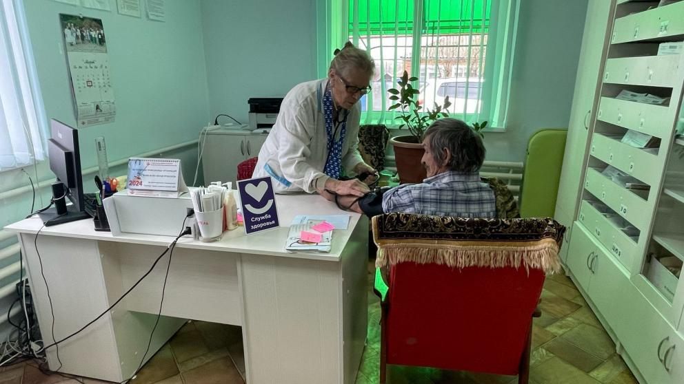 В хуторе Красночервонном на Ставрополье провели диспансеризацию репродуктивной системы