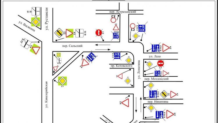 В Ставрополе изменится схема дорожного движения на Кавалерийской
