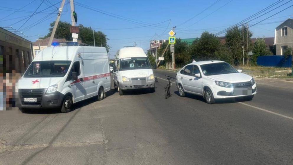 В Михайловске 10-летний велосипедист пострадал из-за наезда легковушки