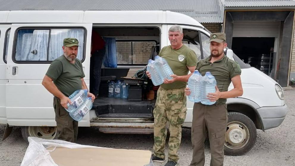 Груз в зону СВО отправили ставропольские казаки