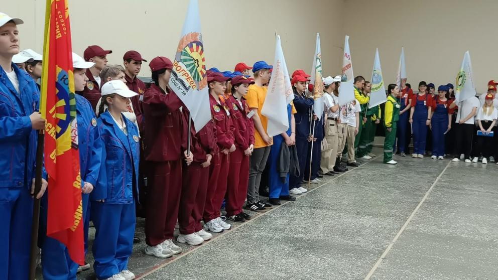 В Новоалександровском округе прошёл слёт ученических бригад