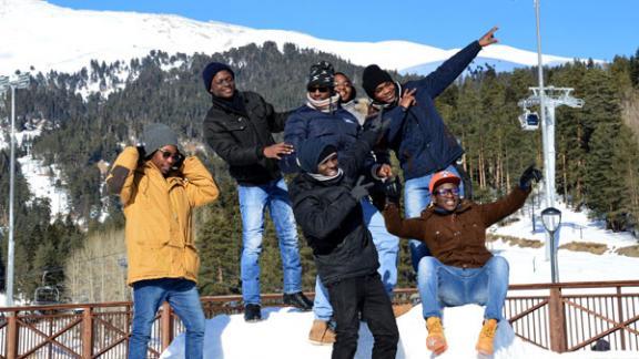 Ассоциация иностранных студентов отдохнула в Архызе