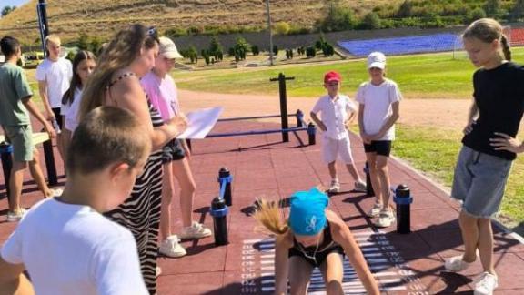 В Кировском округе Ставрополья построили спортплощадку для сдачи ГТО