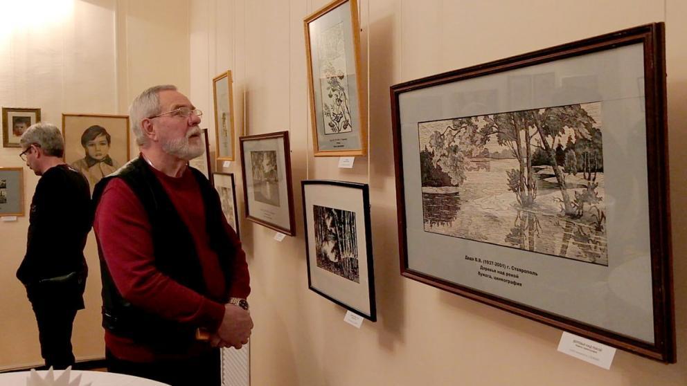 Работы художника-графика Владимира Додэ выставлены в Ставрополе