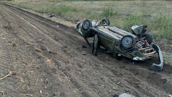 Водитель погиб при опрокидывании автомобиля в Труновском округе