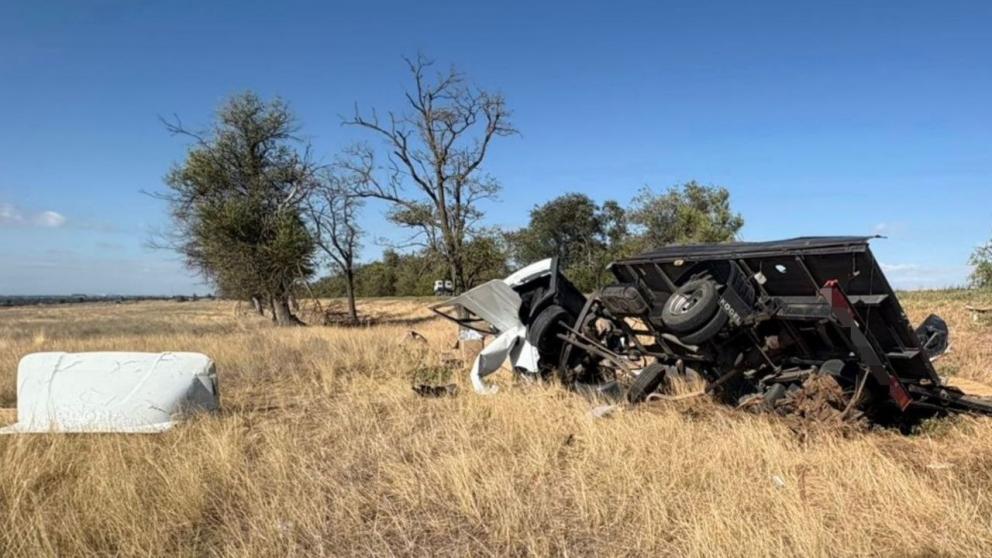 В Буденновском округе мужчина пострадал из-за съезда грузовика с дороги