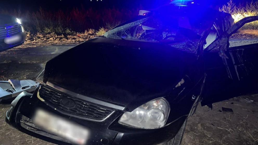 Автомобиль перевернулся в Курском округе: пострадали двое подростков