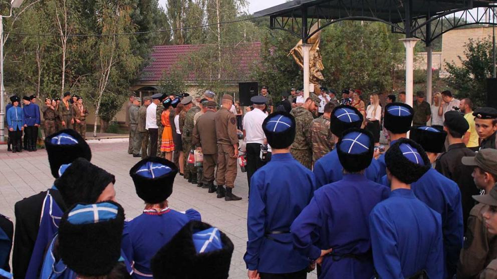 На XX краевых молодежных казачьих играх победила команда из Железноводска